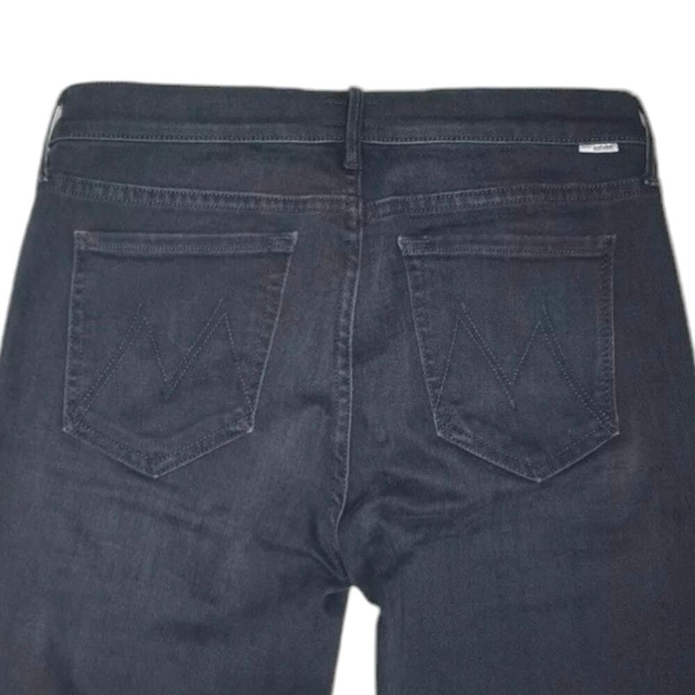 MOTHER Black Skinny Jeans Classic Denim